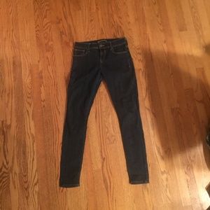 Express Women's Jean Leggings- Dark Blue